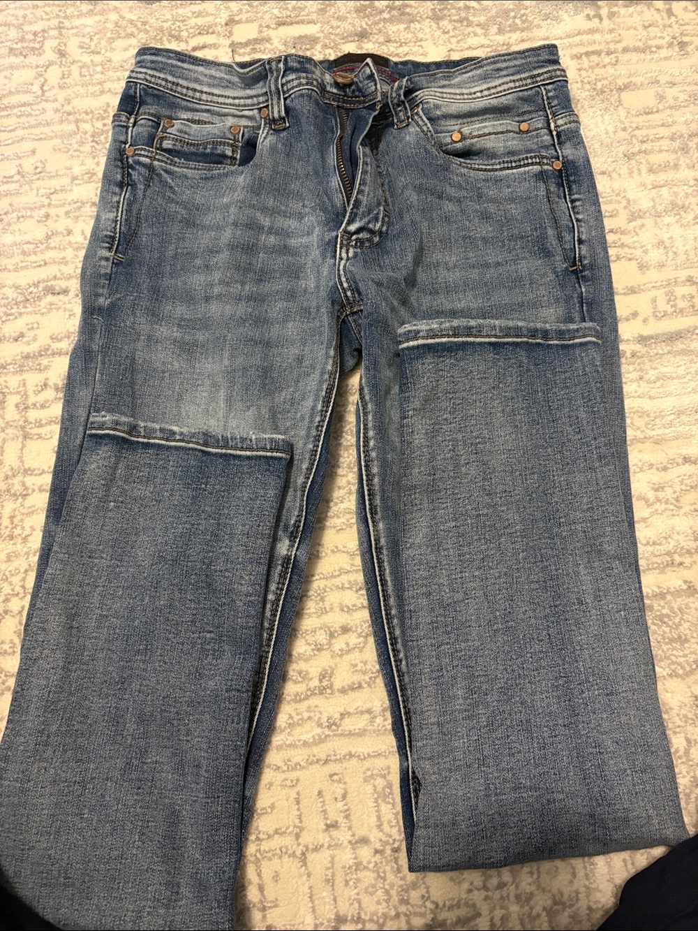 Men's Straight Fit Light Blue Denim Jeans